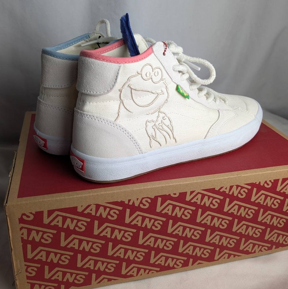 New! Vans X Sesame Street The Lizzie High-Top VR3 Skateboard Shoe Size 10M - Picture 3 of 14